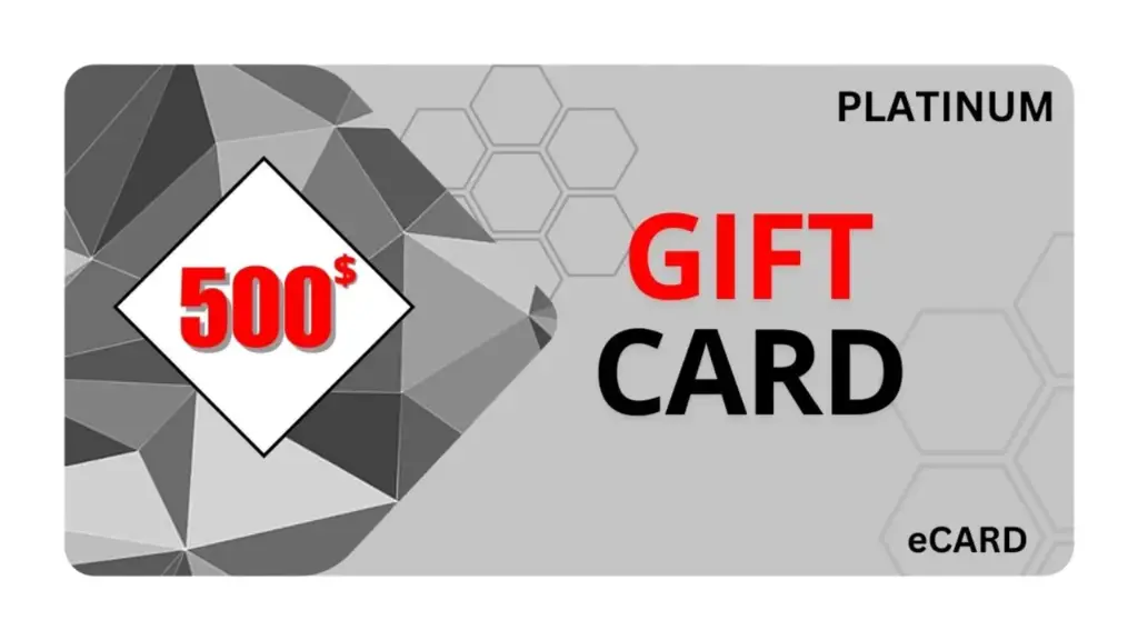 Platinum Gift Card : Merry Christmas